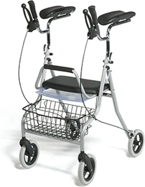 Rollator met Onderarm schalen Deluxe
