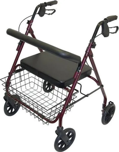 Rollator XL - Zitbreedte 57 cm -  Max. Gebruikersgewicht 317 kg - Rollator XXL
