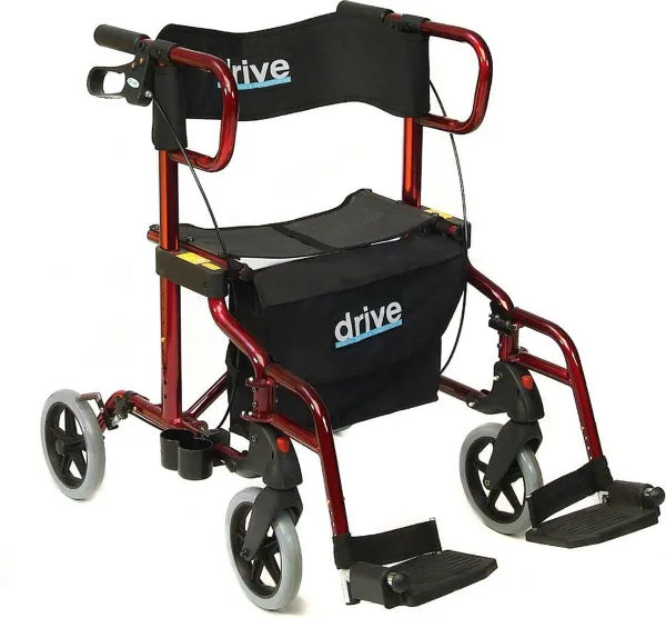 Rollator en Rolstoel in 1 - Drive Diamond Deluxe