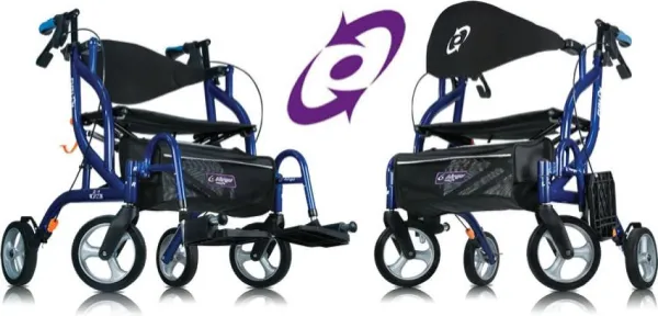 Rollator en Rolstoel in één Airgo® Fusion™ inklapbaar