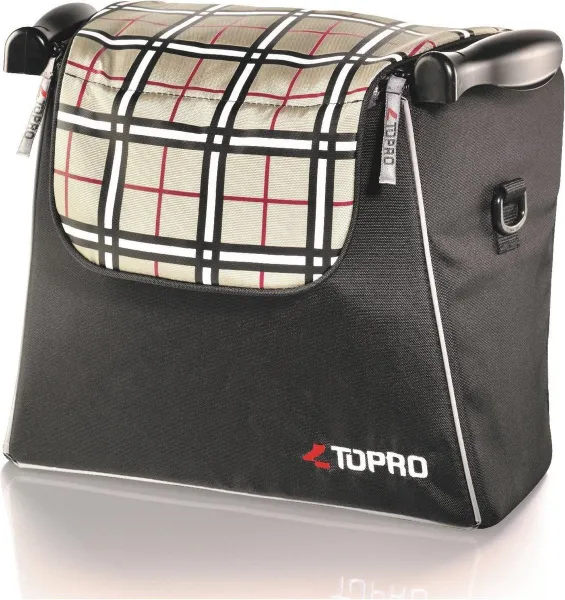 Rollator tas voor Troja Classic en 2G  (tartan red champagne)