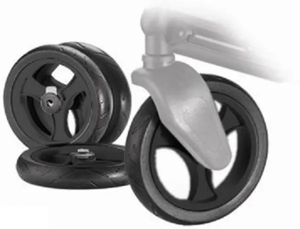 Rollatorwiel (set van 4 stuks) Topro Troja 2G Soft (zonder schijfrem)