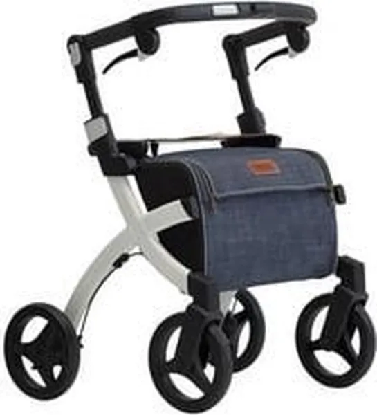Rollz Flex - Wit Denim Grijs - small - Rollator