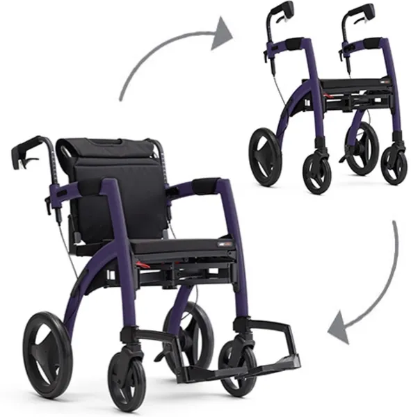 Rollz rollator Motion rollator en rolstoel in een - Gewicht 10.6 kg