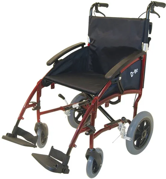 Rolstoel Drive D-lite duwwagen - Compact en lichtgewicht - Zitbreedte 50 cm