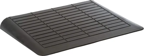 Rubberen drempelhulp schuin 5 cm