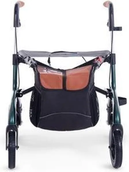 SALJOL Carbon rollator Britisch Racing Green, small, zithoogte 54cm