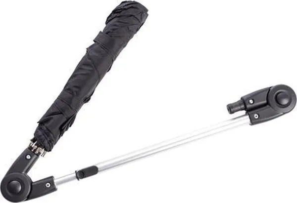 SALJOL Carbon rollator paraplu, zwart