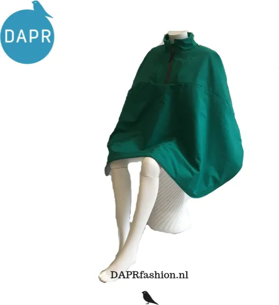 SEA BREEZE - Warme rolstoelcape winddicht en waterafstotend kort