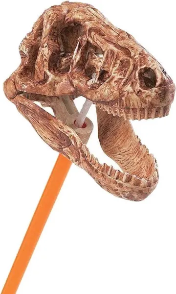 Safari Grijper T-rex Skull Jongens 45,7 Cm Abs Bruin/oranje