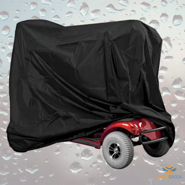 Scootmobiel Accessoires - Scootmobiel Afdekhoes - Scootmobiel Beschermhoes - Alle Seizoenen - Waterafstotend - Past Altijd (140CM)
