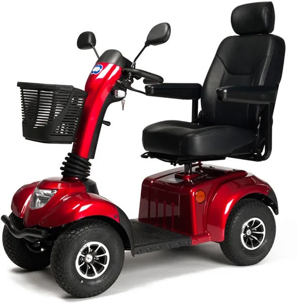 Scootmobiel Vermeiren Ceres 4 Special Edition rood 15 km/u