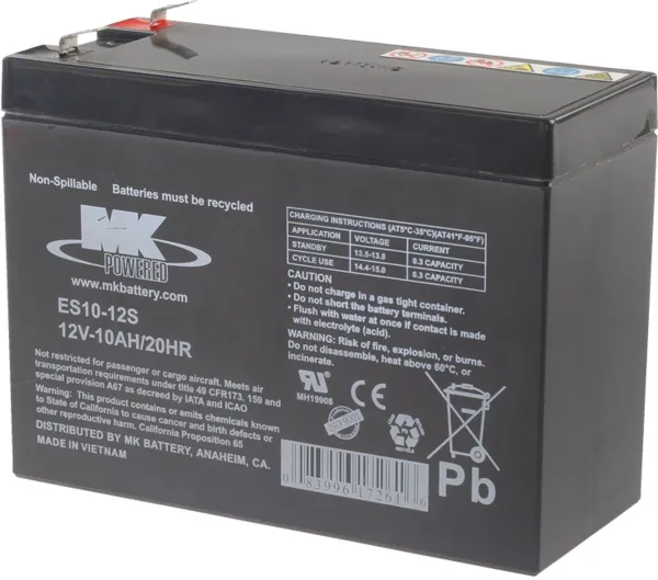Scootmobiel accu MK AGM 12V-10Ah