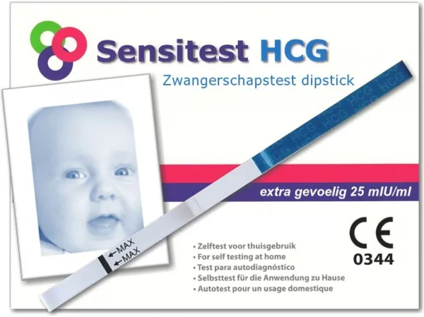 Sensitest zwangerschapstest dipstick 50 stuk