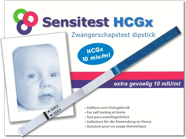 Sensitest zwangerschapstest dipstick sensitive 6 stuks