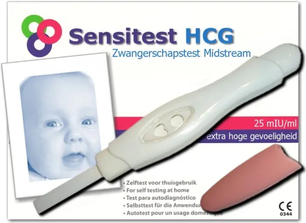 Sensitest zwangerschapstest midstream 25 stuks