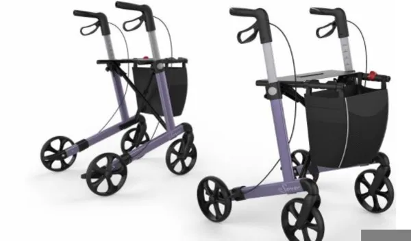 Server Rollator Lilla - Violet, Standaard - zithoogte 62 cm