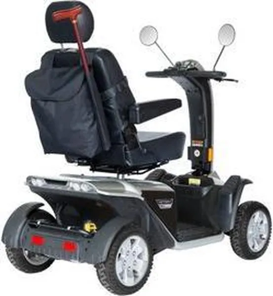Tas met stokhouder - scootmobieltas met stokhouder - scootmobiel tas - tas met stokhouder scootmobiel