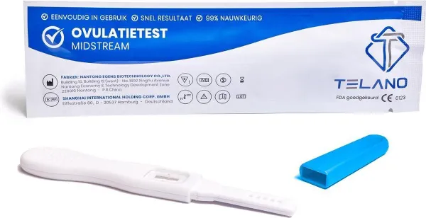 Telano Ovulatietesten Midstream Gevoelig 8 stuks - Ovulatietest