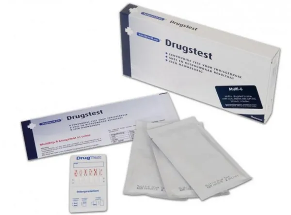 Testjezelf.nu - Multidrugstest 6 Drugs Urine - 4 Testen - Multidrugstest