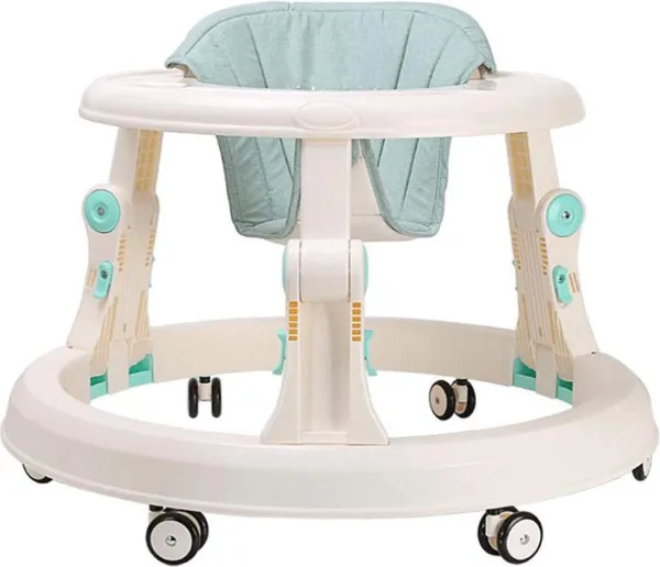 Topquality Baby Walkers, Universal rollators, Prevent Benen Van Becoming-O-vormige Folding Walkers (voor meisjes en jongens 6-18 maanden oud) looprek baby loopstoeltje
