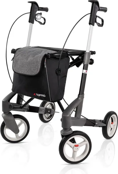 Topro Troja 5G Rollator Maat M Zwart - Nieuw Model 2021