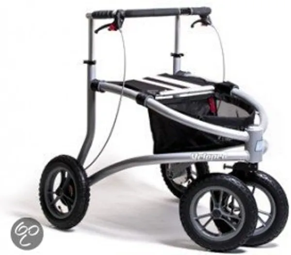 Trionic rollator Veloped Tour L Lucht banden - Gewicht 11,8 kg