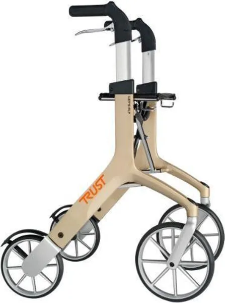 Trust Care Let's Fly Out | Rollator | Champagne
