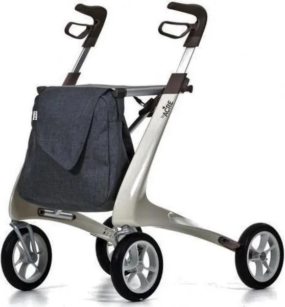 Ultra Lichtgewicht Carbon Rollator by Acre (4.9 kg) Beige