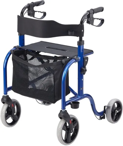 Ultra Lichtgewicht rollator Smart blauw