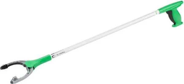 Unger Afvalgrijper  - draaibare kop + magneet  100 cm - groen