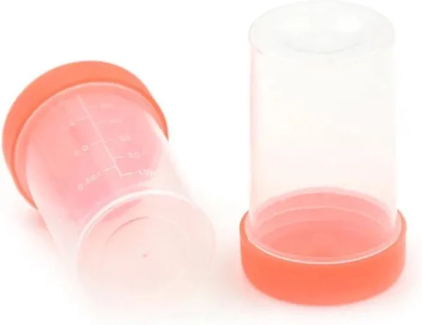 Urinewegtesten - Urine -10 stuks - Medisch - Rode dop - Pillendoos - Urine - Bakjes - Steriel - Fles - 100 ml - Urine container - Huisarts - Opsturen - beker -  Steriel - Ziekenhuis