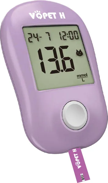 VQPet Bloedglucose meter startpakket voor huisdieren (inclusief strips, lancetten en lancetpen)