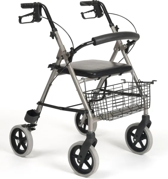 Vermeiren Eco Light ll Rollator | inclusief stokhouder en mandje