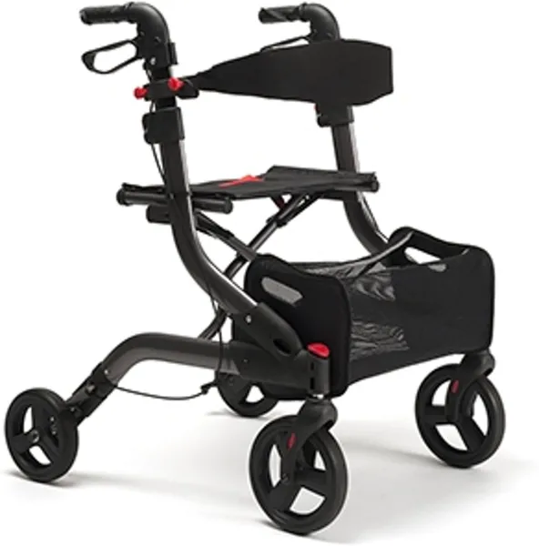 Vermeiren rollator Four-Light Mand - rugsteun - Gewicht 8 kg
