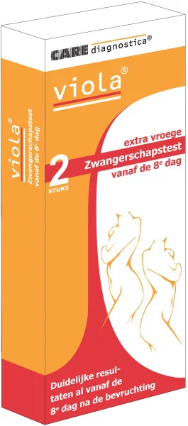 Viola vroege zwangerschapstest (2 stuks)