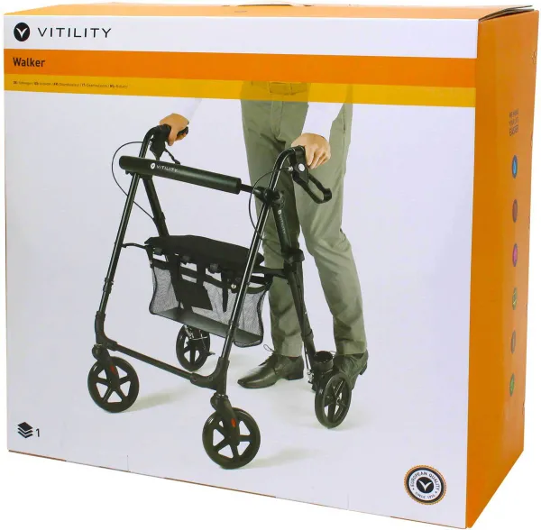 rollator zwart