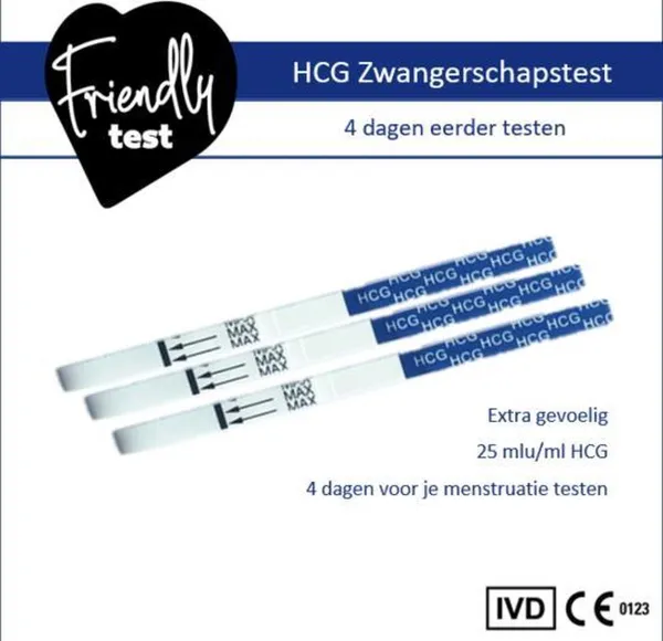 Vroege zwangerschapstest dipstick extra gevoelige zelftest