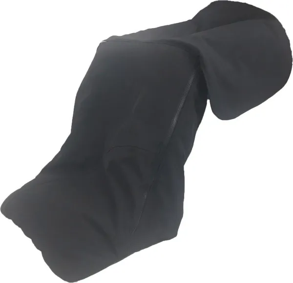 Warme beenhoes incl. voetenzak winddicht en waterafstotend - DARK NIGHT