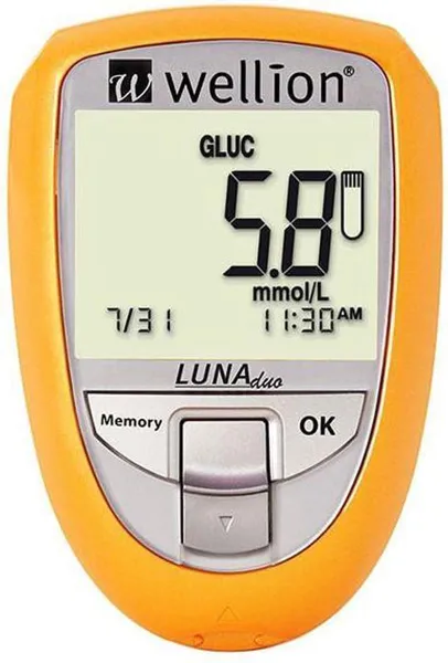 Wellion Luna Duo Glucose Cholesterolmeter Startpakket