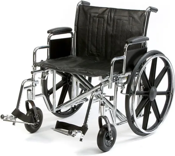 XL Rolstoel tot 204 kg (Zitbreedte 55 cm)