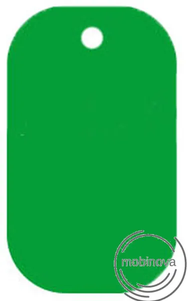 naamplaatje voor rollator of rolstoel, groen