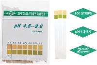 100 pH test strips voor speeksel of urine
