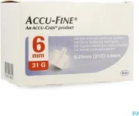 Accu-Fine 0,25mm (31G) x 6mm