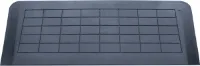 Aidapt drempelhulp volledig rubber - 128cm breed 4cm hoog