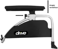 Armleggers in hoogte verstelbaar voor rolstoel Drive Litec en Ecotec