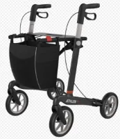 Athlon Carbon rollator zithoogte 55 cm - zwart