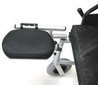 Beensteun (stomp) - Rolstoelaccessoire - Zwart - Vaste beensteun