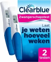 Clearblue Zwangerschapstest met Wekenindicator, set van 2 digitale testen