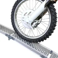 Aluminium oprijplaat inklapbaar - 195 cm rijgoot rijplank